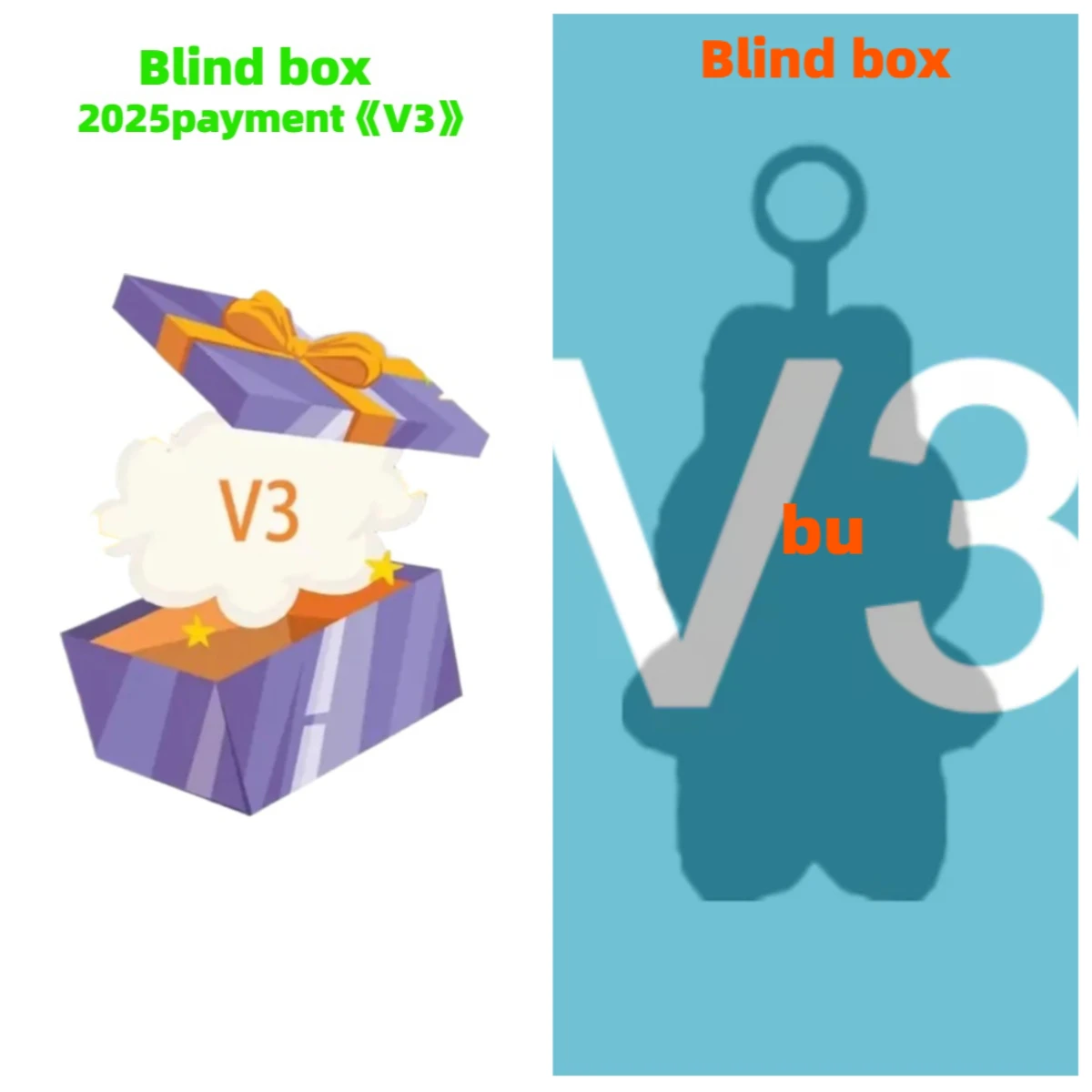 

2025 payment 《V3》 Hot Sales Kawaii Monster Blind Box Series PVC Macaron Pendant Vinyl Doll Surprise Box Keychain Birthday Gift