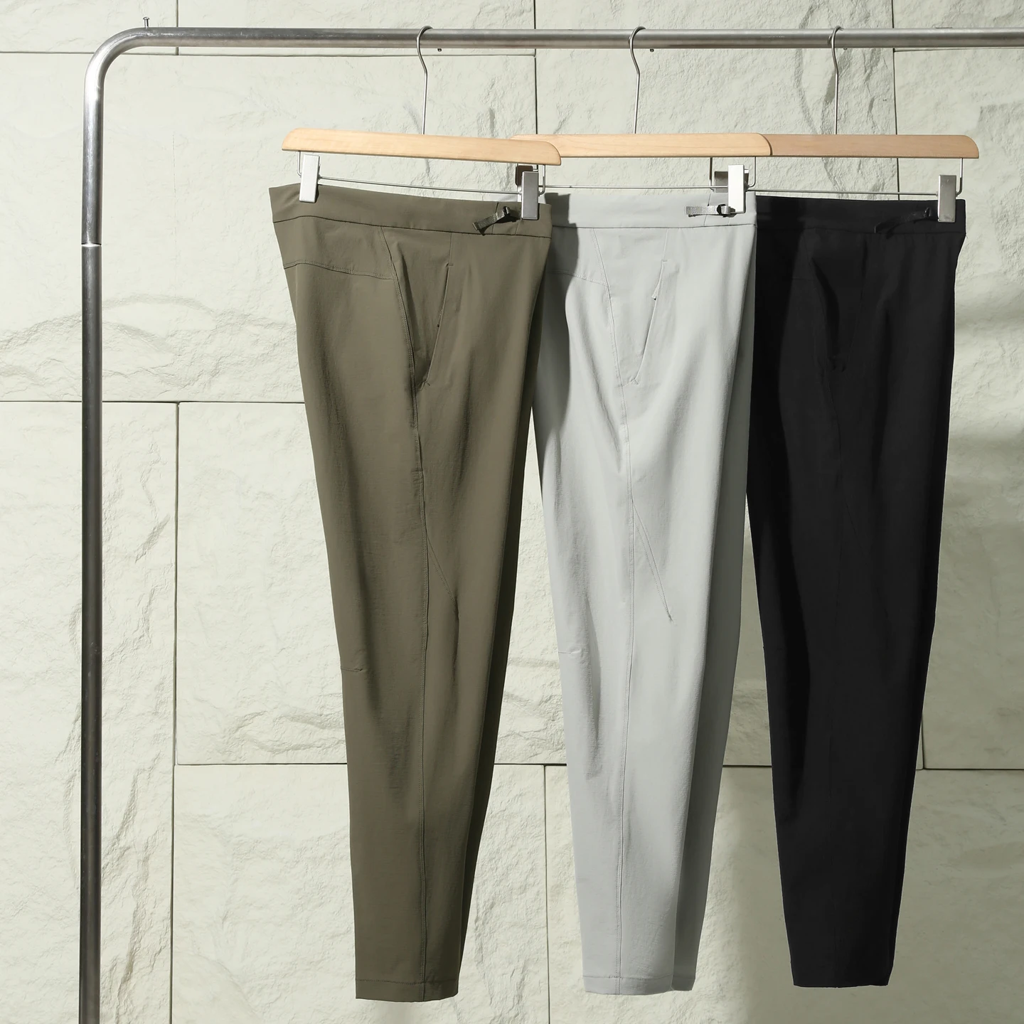 

Мужские повседневные брюки из технической ткани на весну и лето, высокоэластичные, так сухие, с защитой от футболки, прямые брюки Faion Urban Sle