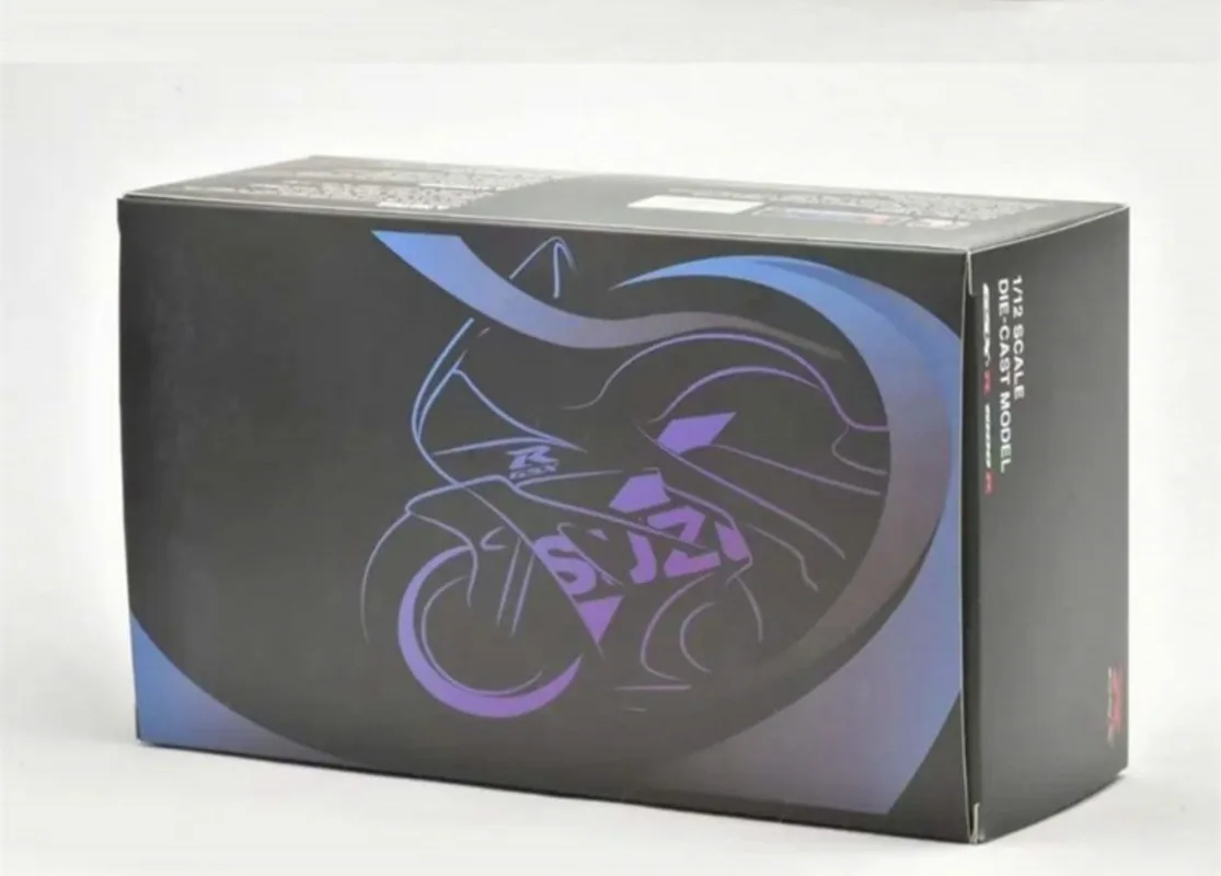 LCD Diecast 1/12 Suzuki มอเตอร์รุ่นรถยนต์ Suzuki มอเตอร์ GSX R1000 รถจักรยานยนต์เล่นยานพาหนะของเล่นสําหรับของขวัญเด็กกล่องต้นฉบับ