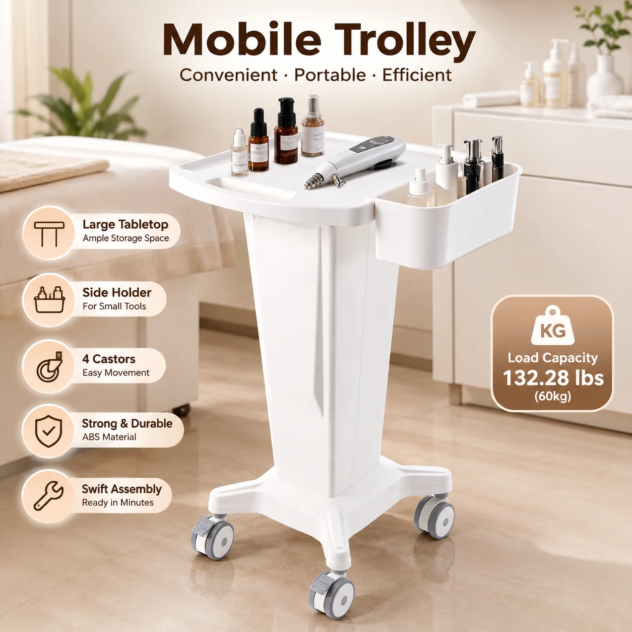 808 Rolling Lab Cart Mobile St - Office Furniture Ergonomic recension och pris