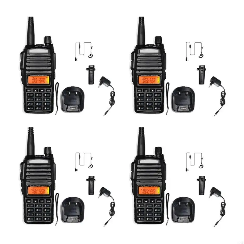 900F 2 Set/4 Set 2 Way Radio com lanterna Talkies 5W/8W Radio Long Ranges 128 canal