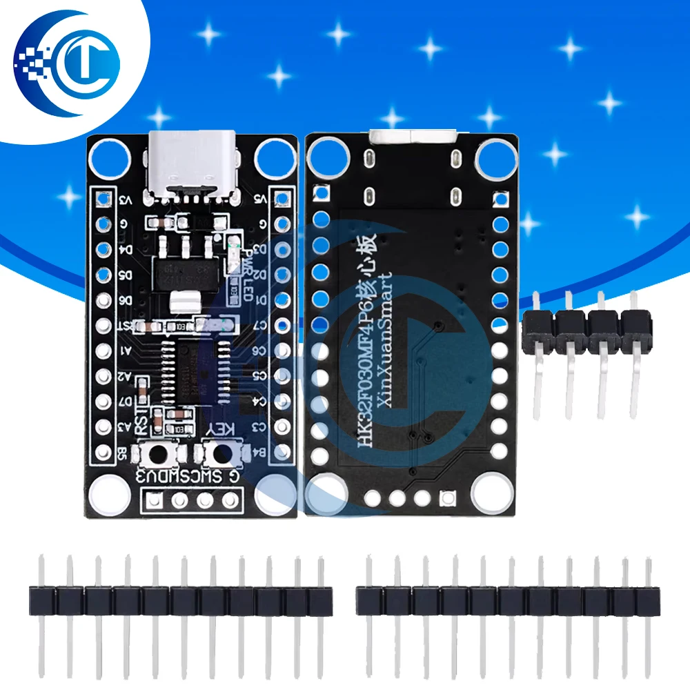 HK32F030MF4P6 Core Minimum System Board, Alternative Replace STM8S003 Learning Development Module