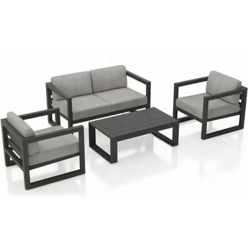 

Aluminum Lounge Set Outdoor Furniture Garden Outdoor Sofa Furniture Set Hotel Restaurant Furniturepromote sales