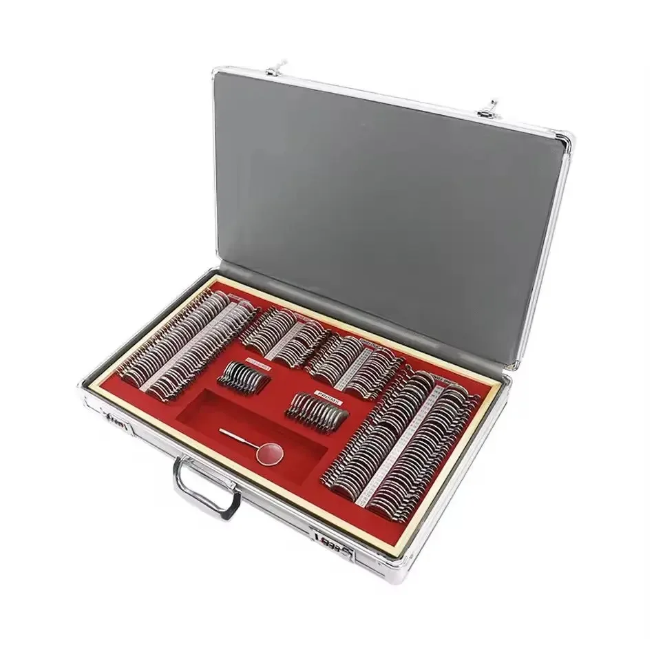 InnoVue 104 158 232 pcs 266 Pcs Complete Trial Lens Set Metal Ring with Trial Frame for Professional Optometry Use