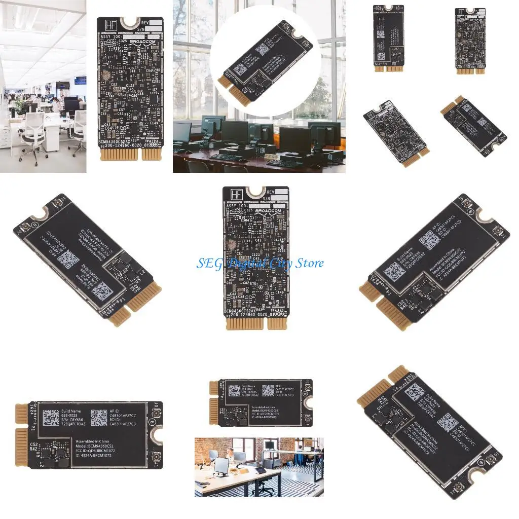 

U75B BCM94360CS2 WIFI Card BT4.0 Airport Card for11" A1465 and 13" A1466 2013-2017