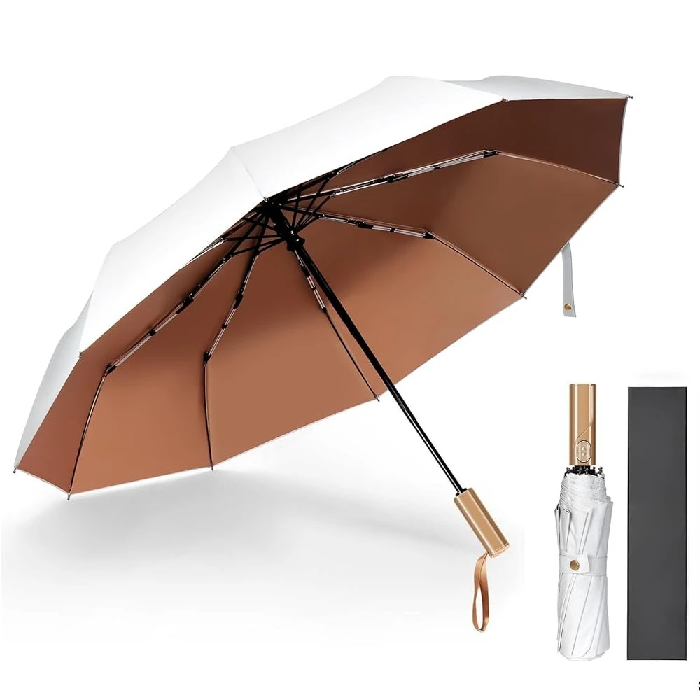 

Umbrella, Umbrellas for rain Travel umbrella compact portable umbrella, Wrindproof Quick-dry Strong automatic folding