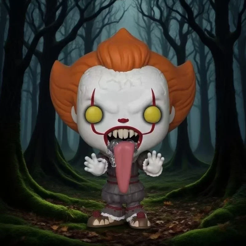 

Genuine Pennywise Action Anime Figurine Funko Pop Q Version Decor Figure Statue Dolls Collectibles Global Limited Toys Gifts