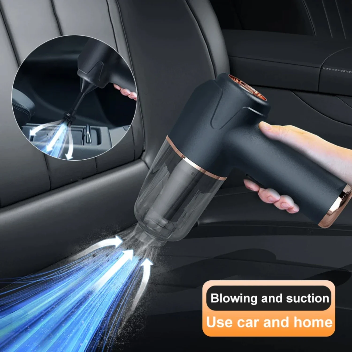 Wireless Handheld Portable Vacuum Cleaner for Pet Hair and Car - Dual-Purpose Mini Dust Collector