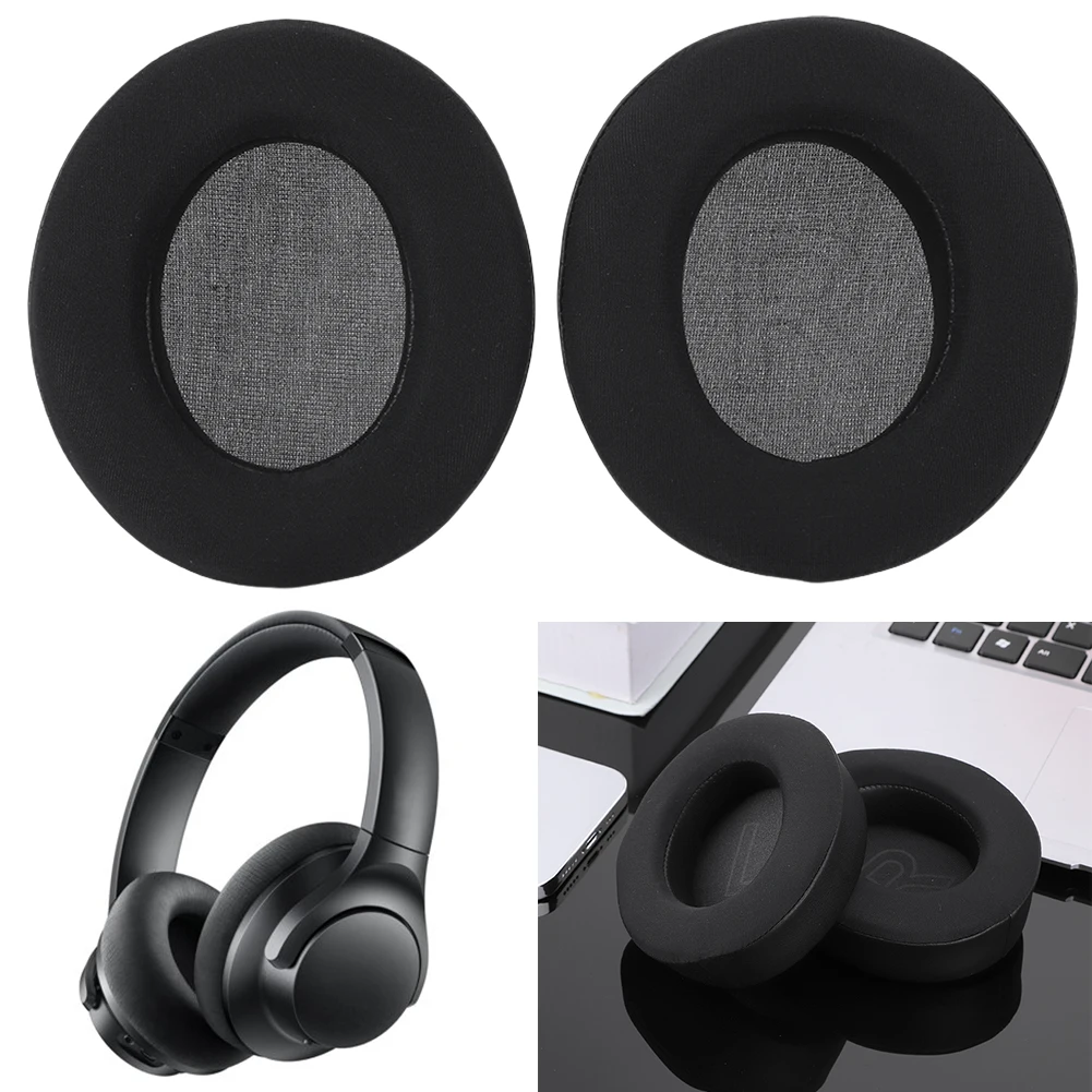 Cooling Gel Replacement Ear Pads Cushions Memory Foam Ice Silk + Protein Leather for Anker Soundcore Life 2 Q20 Q20+ Q20I Q20BT