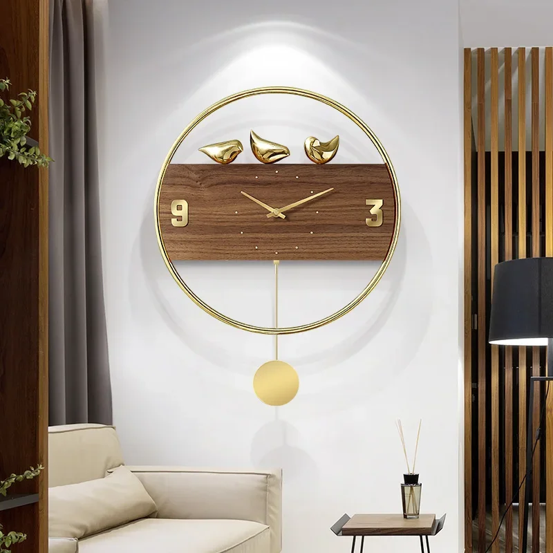 

Modern Bathroom Wall Clock Digital Living Room Mechanism Korean