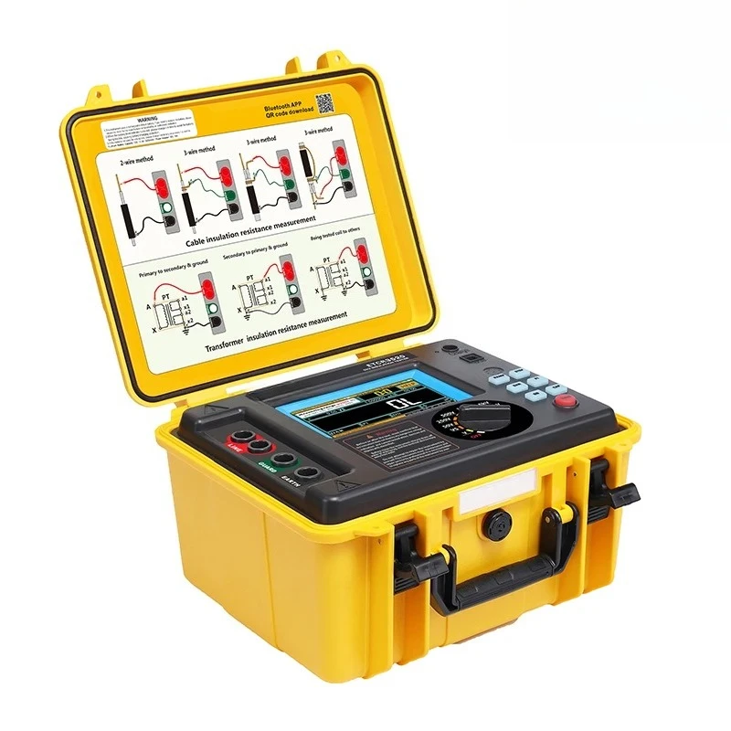 عالية الدقة ETCR3520 الرقمية 5kV 10kV 15kV Megohmmeter الجهد العالي اختبار مقاومة العزل #3
