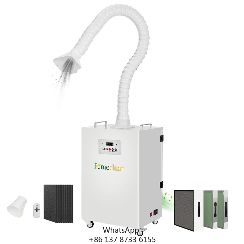 

FC-350 Fume Extractor Machine HEPA Filter For Dental Dust Solder Welding Laser Cutter Engraver Multiple Air Cleaning Equipment