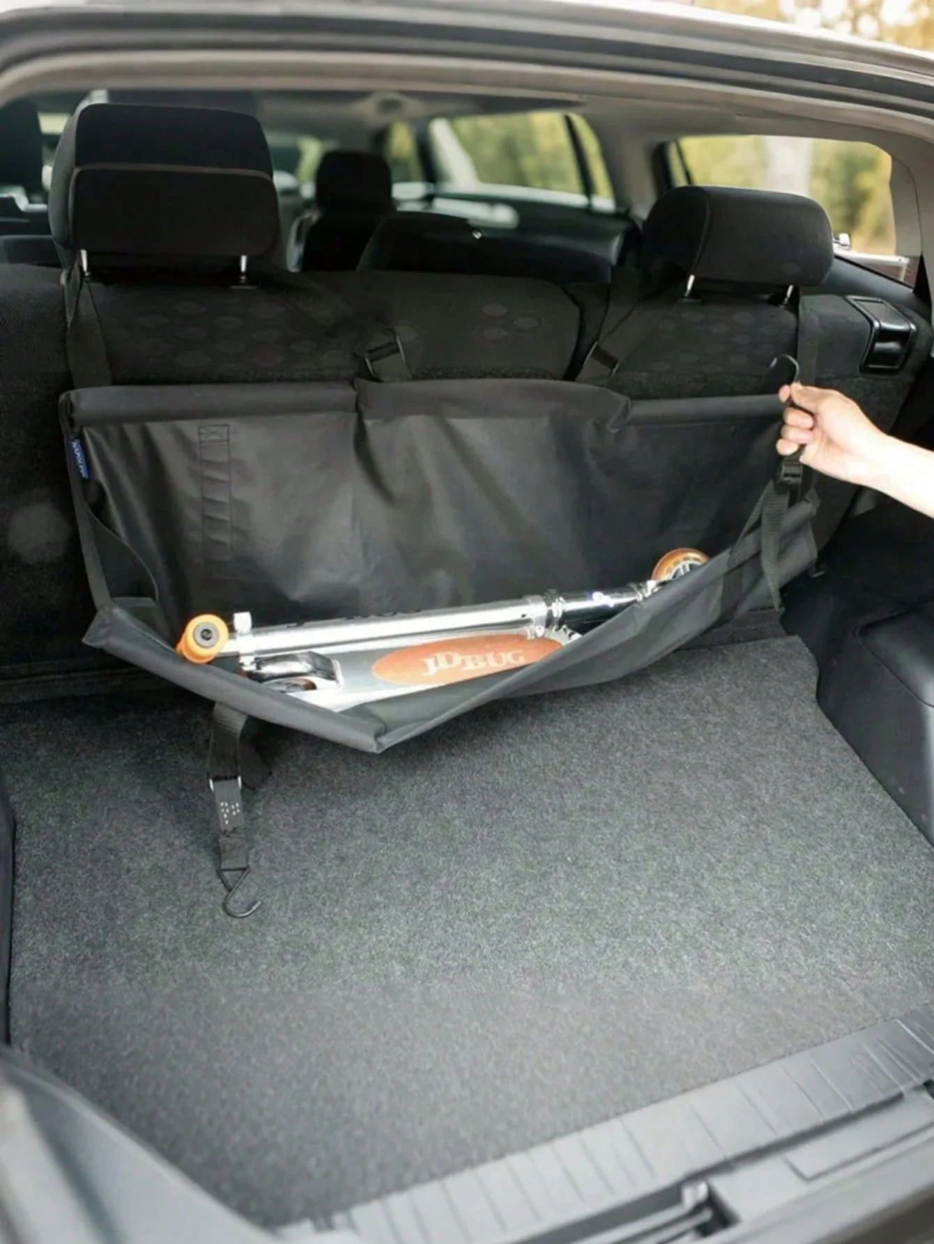 

1Pc Large Capacity Car Trunk Organizer, Outdoor Adventure Car Gear Organizer, 600D Oxford Fabric, Adjustable Straps, Non-Slip Ba