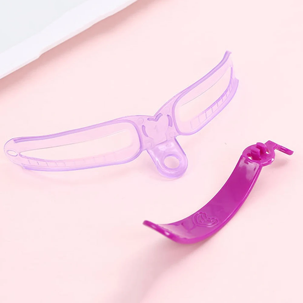 Reusable 8 In1 Eyebrow Shaping Template Helper Eyebrow Stencils Kit Grooming Card Eyebrow Defining Makeup Tools