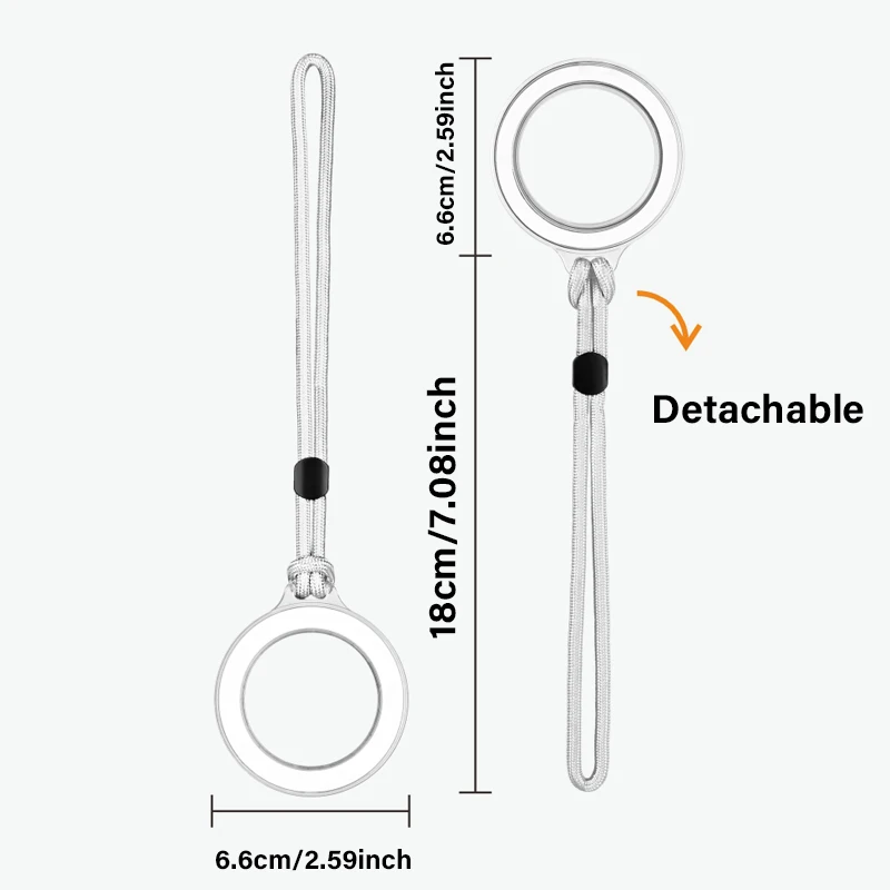 Handy-Lanyard für MagSafe Magnetring, Trageband für iPhone 17 16 15 Samsung Xiaomi, Mehrere Farboptionen – Detail 17
