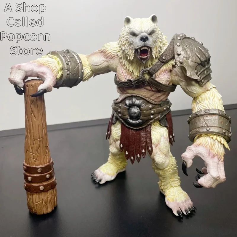 

In-Stock Memory Toys "Adventurer'S World" Bear Warrior Shattered Claw - Limited-Edition White Bear Articulated Figure