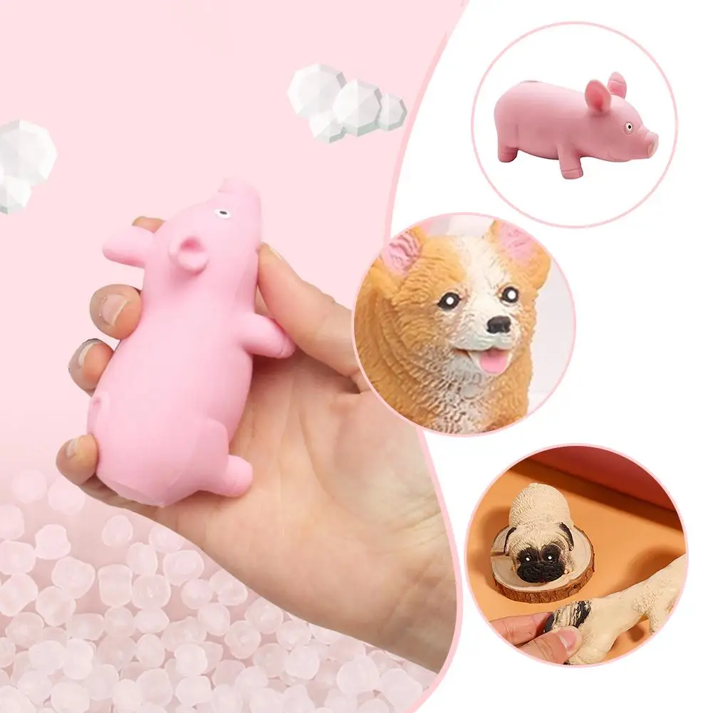 Decompression Pinch Toys Pressure Reduction Simulation Toy Slow Rebound Vent Pink Pig Squezee Stress Relief Toys For Kids G T3P0