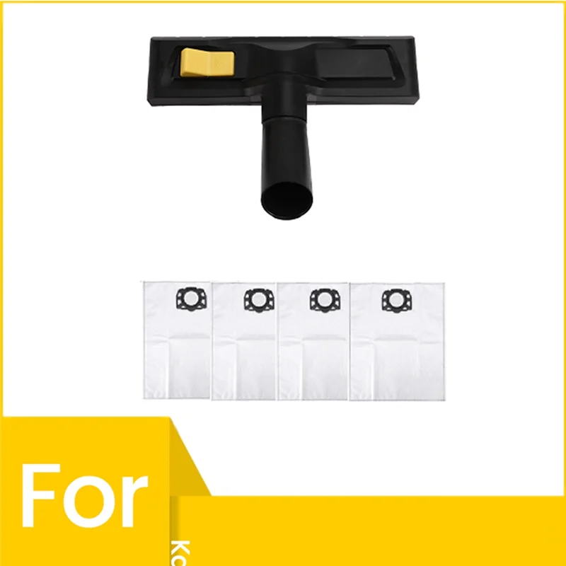 A88x escova de piso duro para karchewd4 wd5 wd6 wd6p vácuo limpeza chão captador cabeça substituição sacos pó