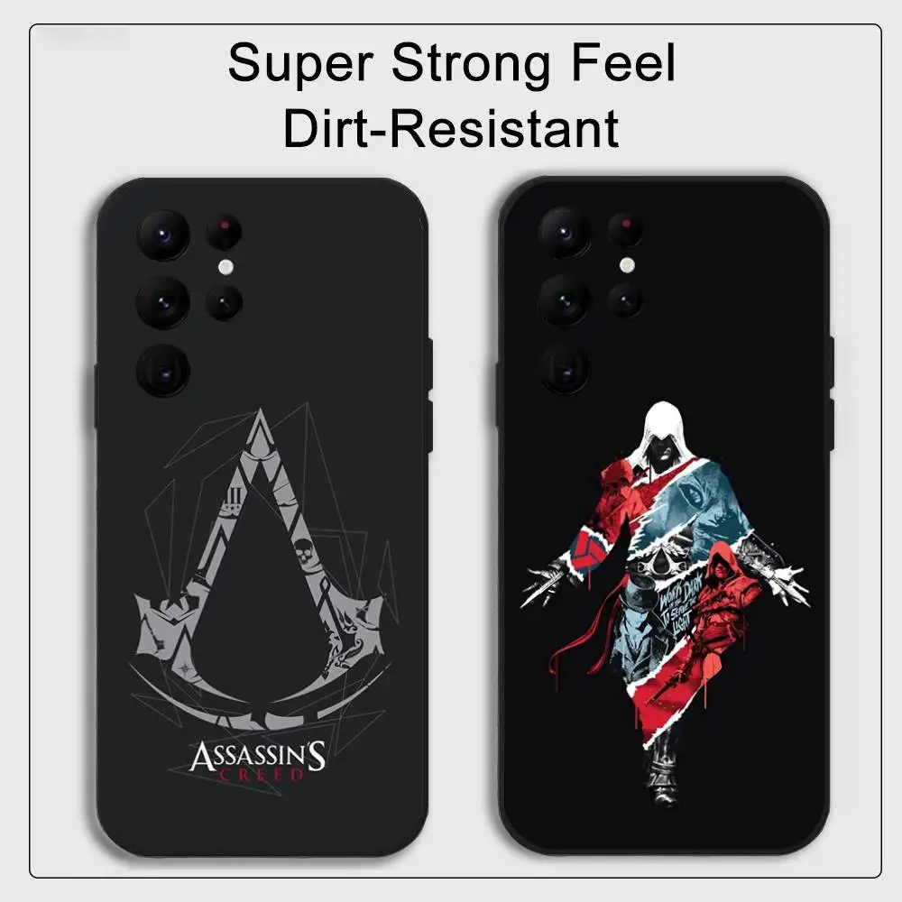 A-القتلة لعبة C-Creed جراب هاتف لسامسونج S سلسلة S20 S21 S22 S23 S24 FE زائد الترا طباعة غطاء من البولي يوريثان #2