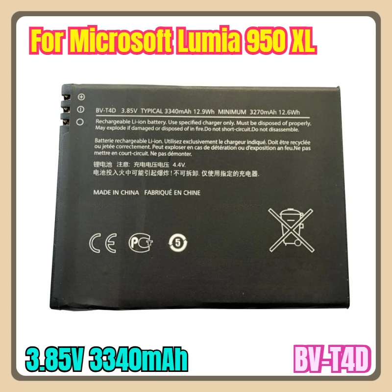

3.85V 3340mAh Mobile Phone Batteries BV-T4D for Microsoft Lumia 950 XL