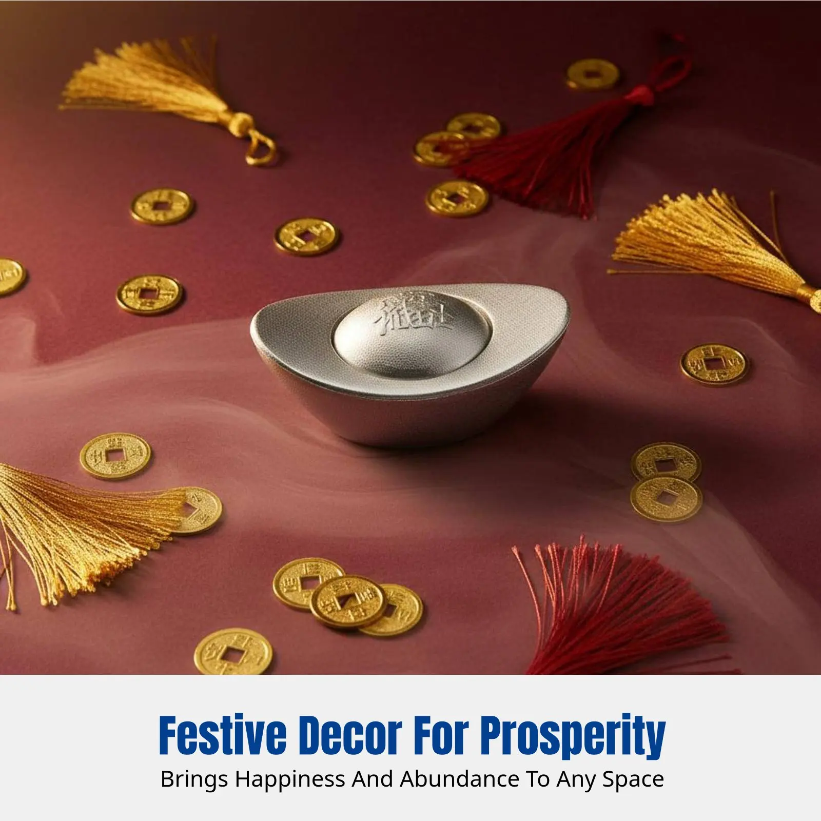 

Китайские латунные слитки-украшения, вращающийся медный сувенир-символ богатства, Фэн-шуй для дома и офиса