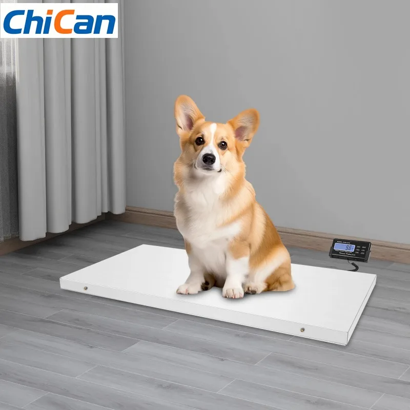 

【Hot】300kg 660LB Veterinary Digital Livestock Vet Scale Pet Dog Animal Weighing Scale