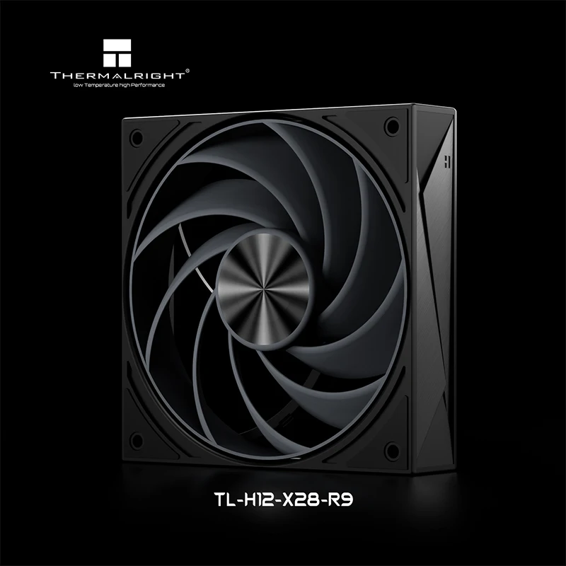 ใบพัดลม Thermalright TL-H12-X28-R7/R9 LCP ผลิตจากโพลีเมอร์คริสตัลเหลว พร้อมคอยล์ลดเสียงรบกวนแบบสมดุล มอเตอร์สามเฟสหกขั้ว
