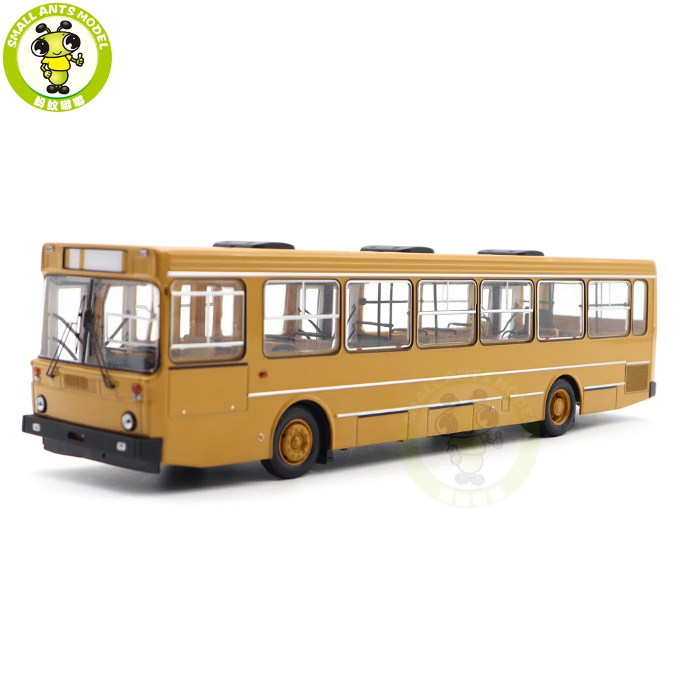 1/43 Russian City Bus Models LIAZ 5256 Diecast Mode Toy Car Bus Gifts For Father Friends