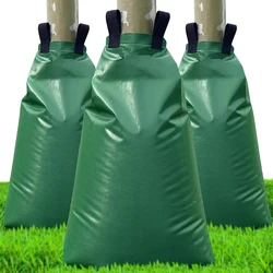 20-Gallon Reusable Tree Watering Bag - Slow Release Irrigation Drip System for Lawn & Garden Care
