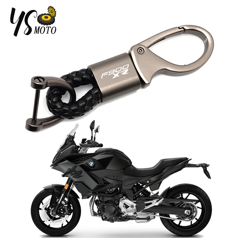 

For BMW F900XR F 900XR F900 XR 2020 2021 Motorcycle High Quality accessories Keyring Metal Key Ring Braided rope Keychain