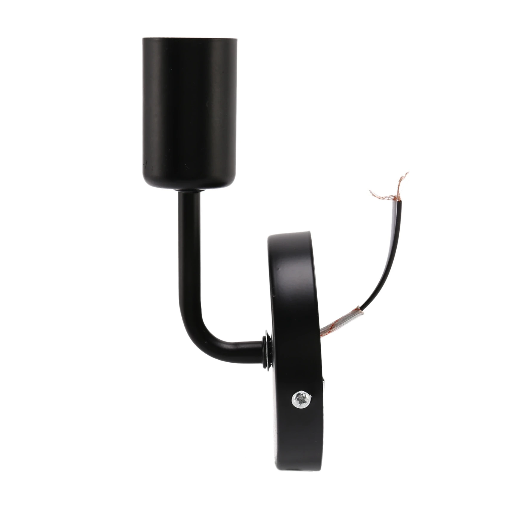 ブラックアイアンシンプルウォールランプ、アンティークロフト、アメリカ国、レストラン、バー、廊下、通路、サッカーウォールランプ