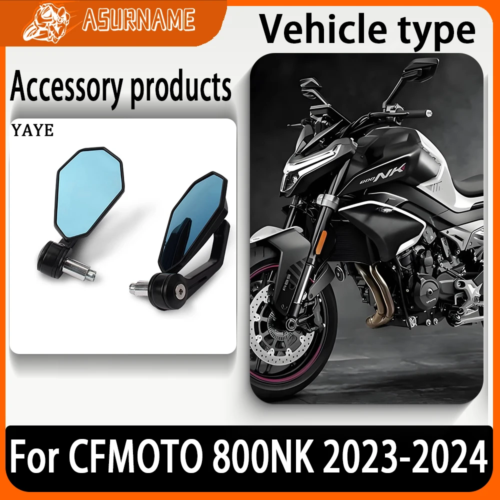 

For CFMOTO 800NK NK 800 2023 2024 Motorcycle Rearview Mirror Handlebars Rearview Mirror Retro Handlebars Side Mirror Accessories