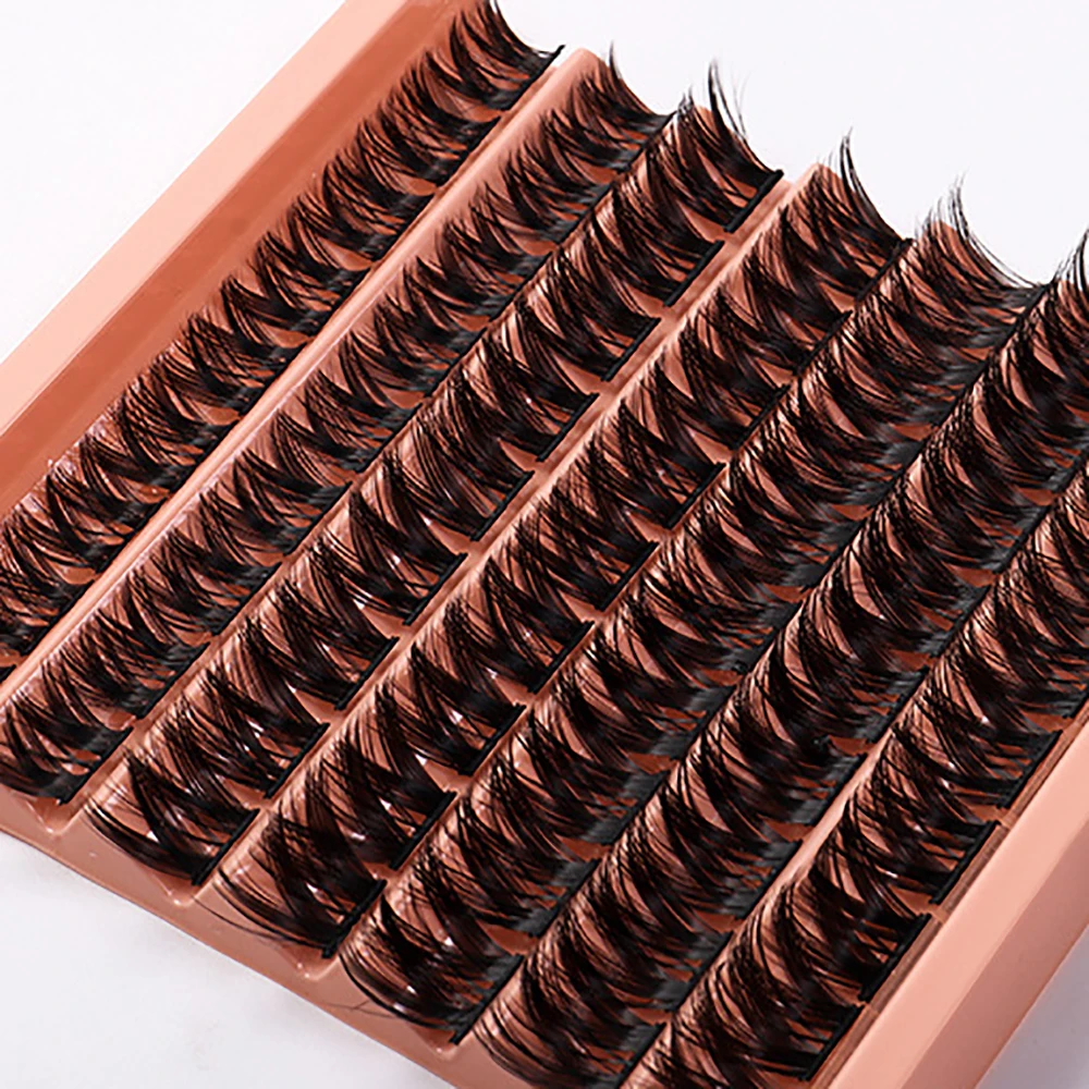 7-rzędowy nowy produkt DIY segmentowane sztuczne rzęsy, pojedyncze włosy kwiatowe, długie i gęste rzęsy do szczepienia krzyżowego