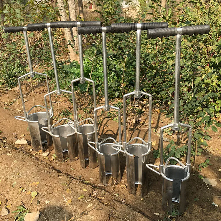 Thickened new citrus transplanting seedlings transplanting artifact punching holes and digging cave rain flower stone