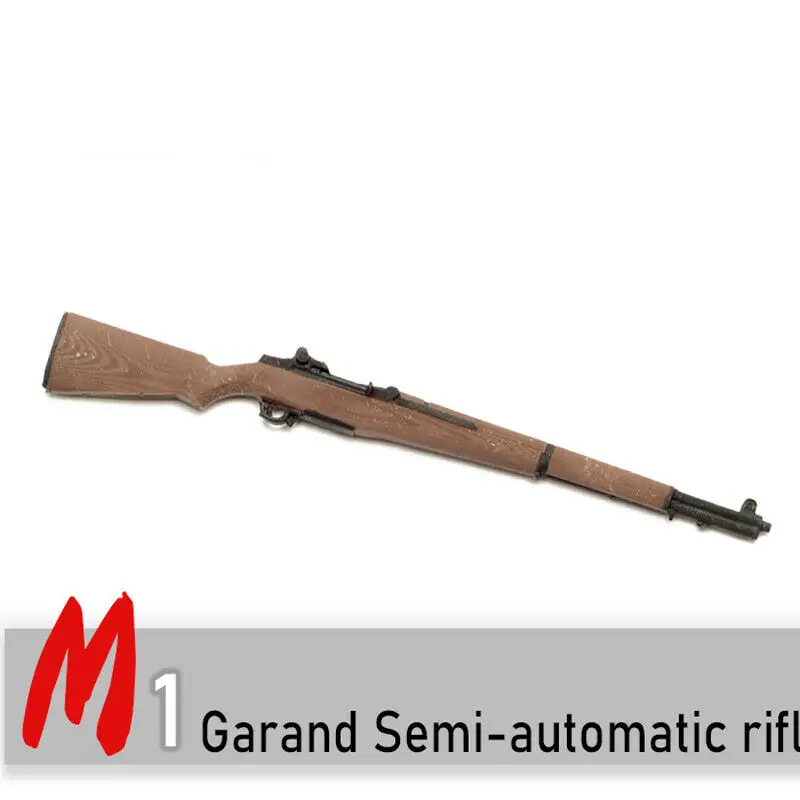 Modello in edizione standard con fucile semiautomatico M1 Garand in scala 1/12 per bambola da 6 pollici