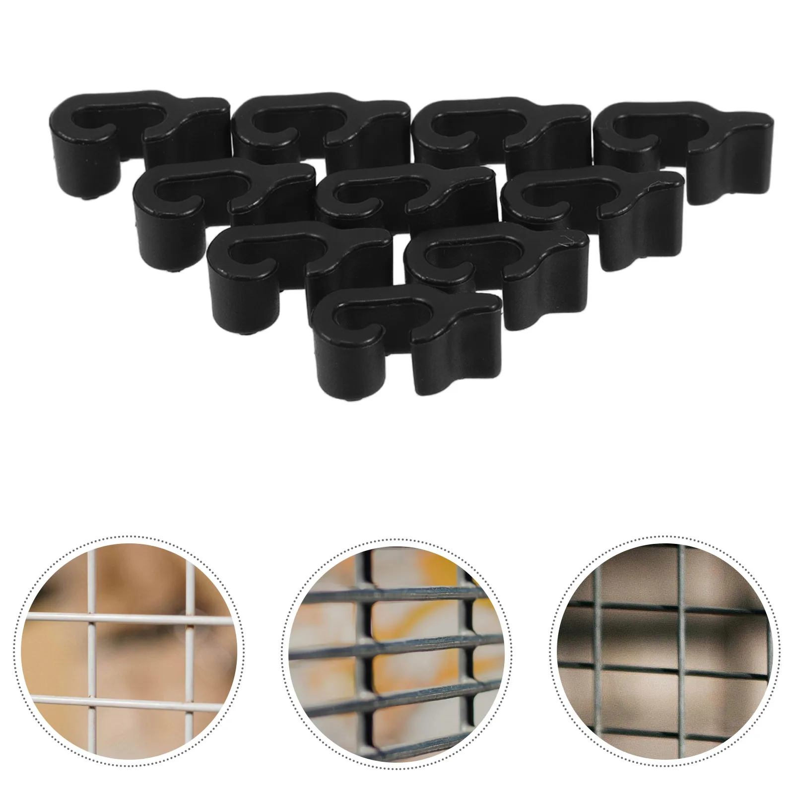 40 Stuks Draad Kooi Clip Connectors Opbergkast Sloten Robuuste Gesp Vergrendelingen Huisdier Krat Deur Dier Hek Hardware Set