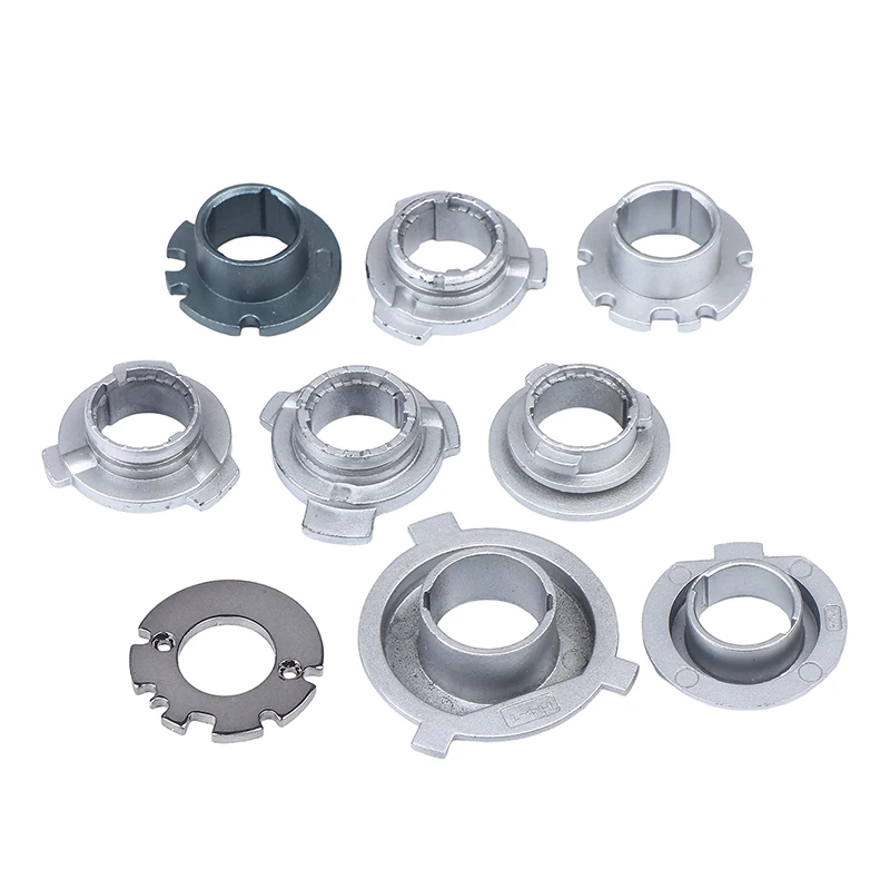5Pcs Heat Dissipating Aluminum Alloy D1 D2 D4 D8 H4 H7 H11 9005 9006 9012 LED Car Light Snap Fastener Car Lamps High Power Base