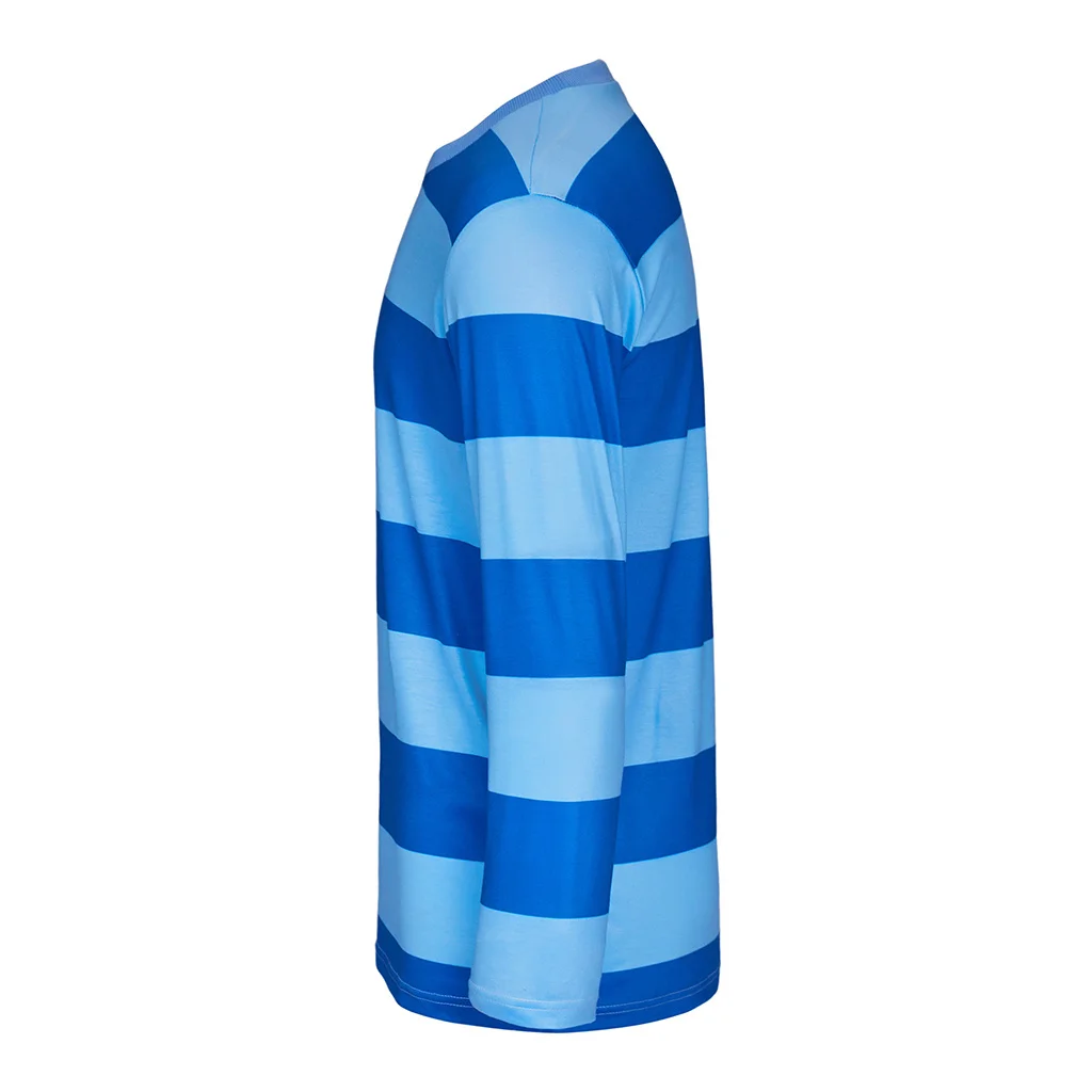 الكبار الرجال الأزرق القنادق جوش تأثيري حلي قميص جوش الأزرق مخطط قميص زي