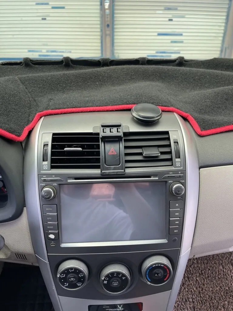 Snap-on base for car phone holder fits Toyota Corolla E150 Levin 2008-2013 compatible with various phone holder styles