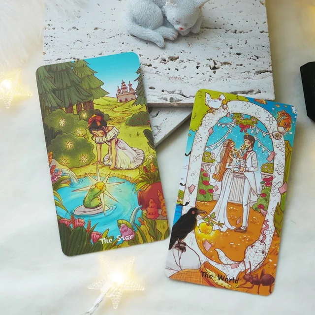 洋書 Fairy Land tarot deck Fairy Land Tarot Deck. Vintage Illustration Tarot Cards - Etsy