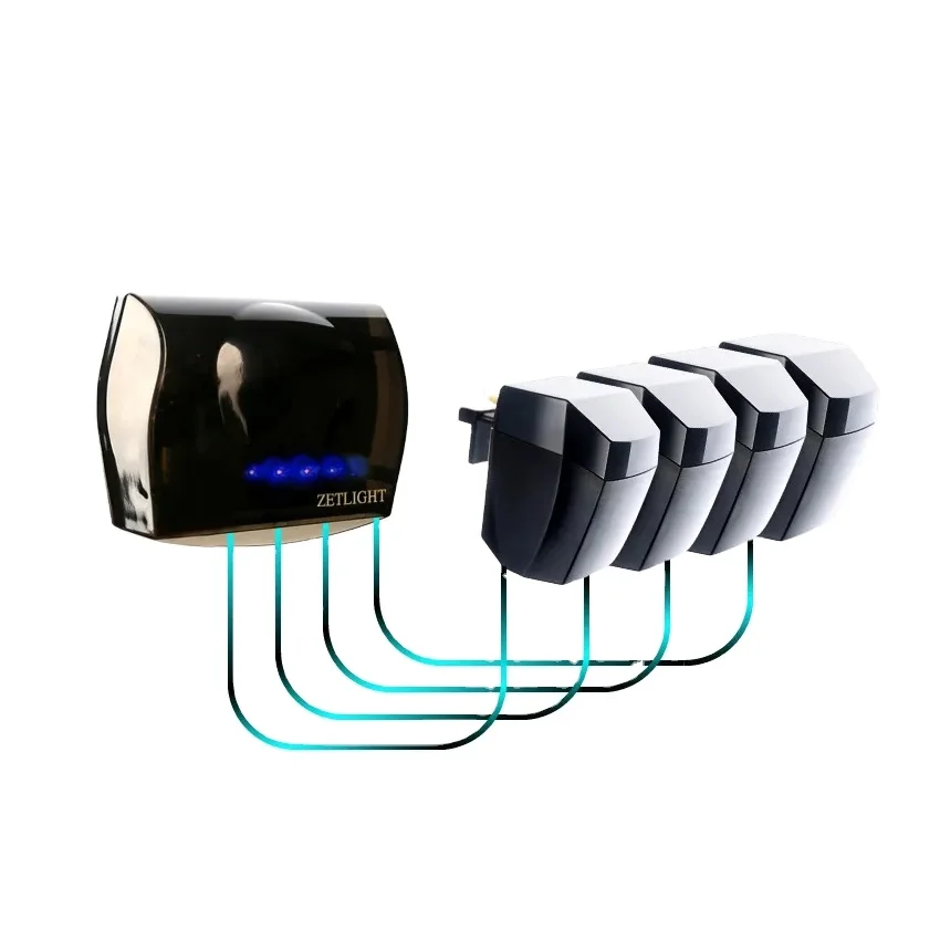 ZETLIGHT HDP WiFi Bluetooth Calibration High Accuracy Hanging-on Saltwater Aquarium Dosing Pump for Marine Coral Reef Fish Tank