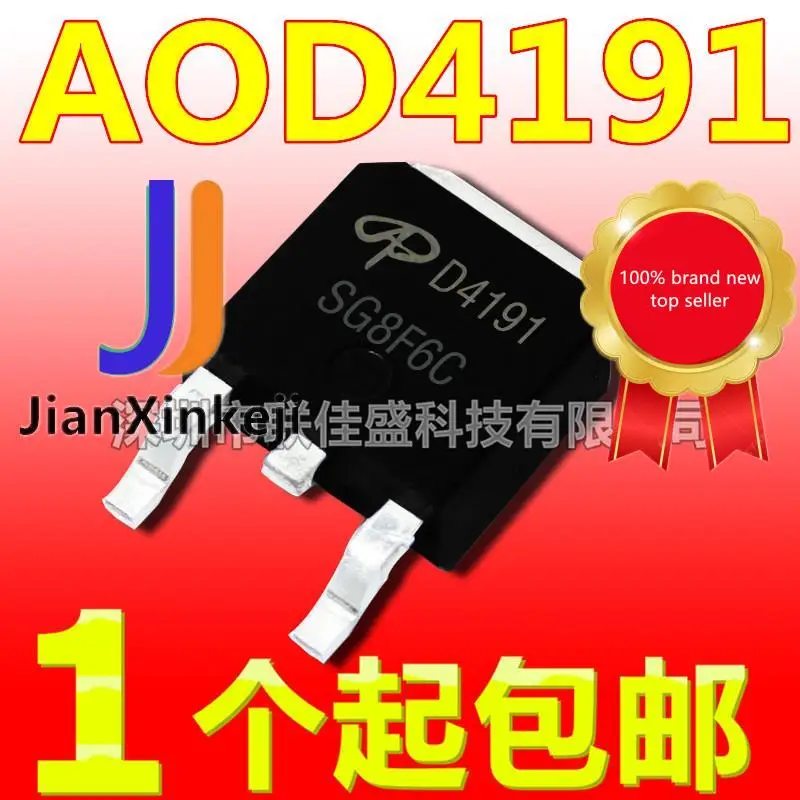 20 Chiếc 100% Orginal Mới Có Hàng AOD4191L D4191L AOD4191 34A 40V P-Kênh FET Đến-252