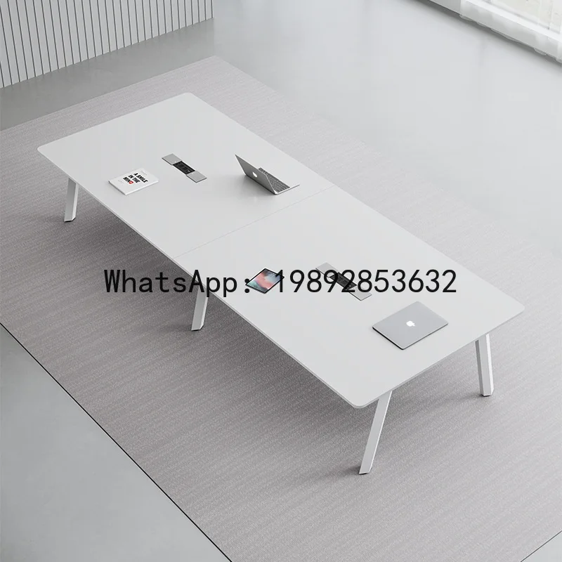 CZ Simple Modern Conference Room Table and Chair Set Small Negotiation Training Table Long Office Desk