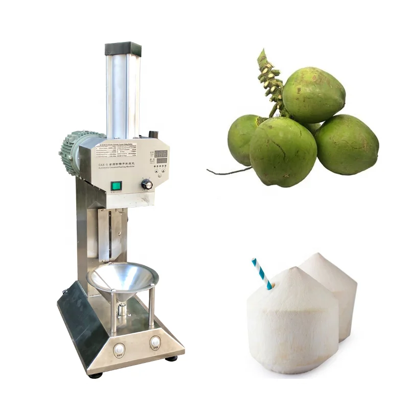 Máquina peladora de coco Manual, peladora de coco