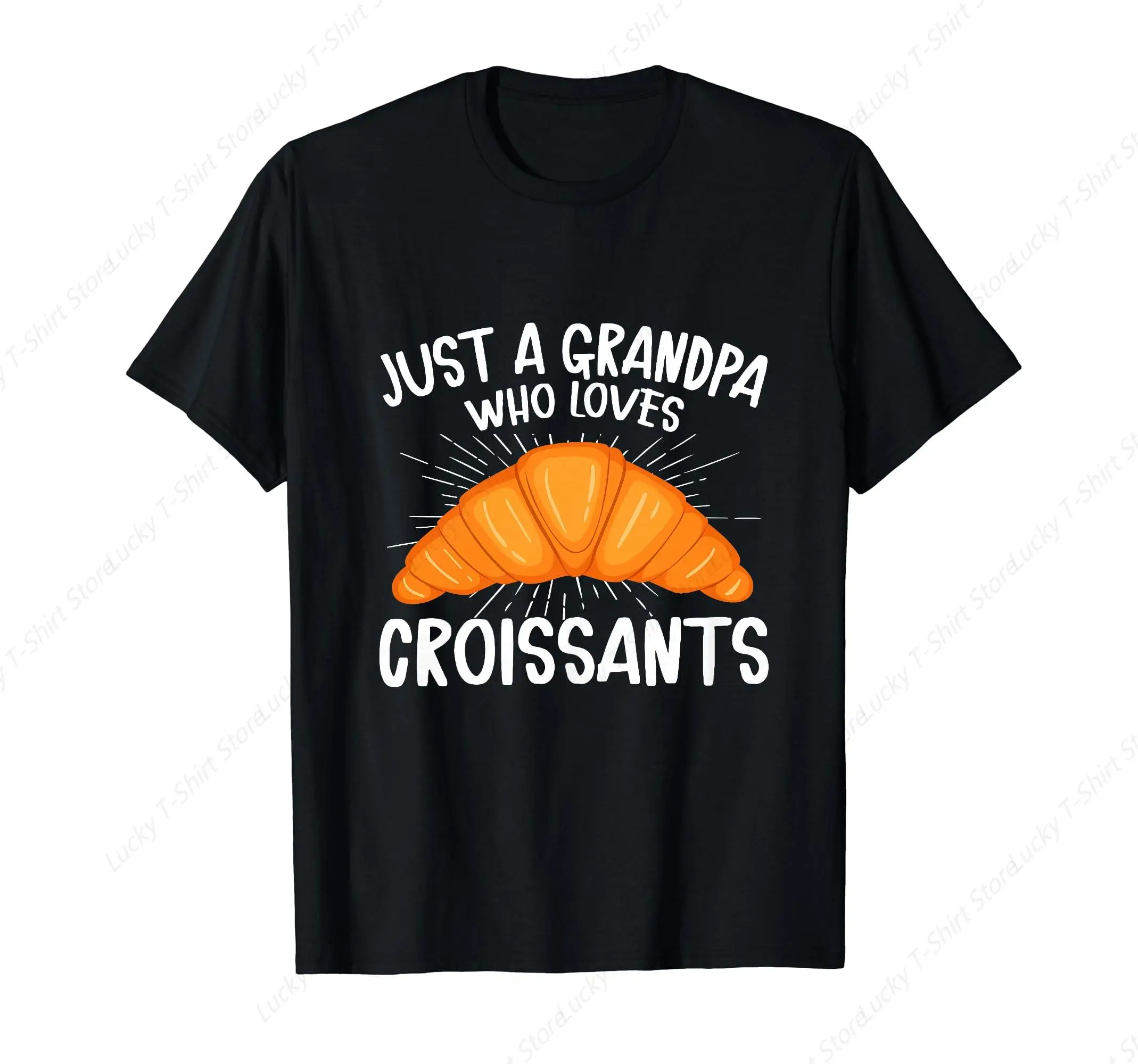 Just a Grandpa who loves Croissants T-Shirt