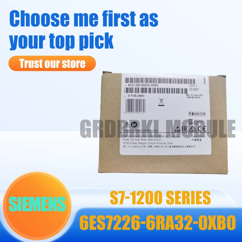 

New Original SIEMENS 6ES7226-6RA32-0XB0 6ES7 226-6RA32-0XB0 S7-1200 Relay output