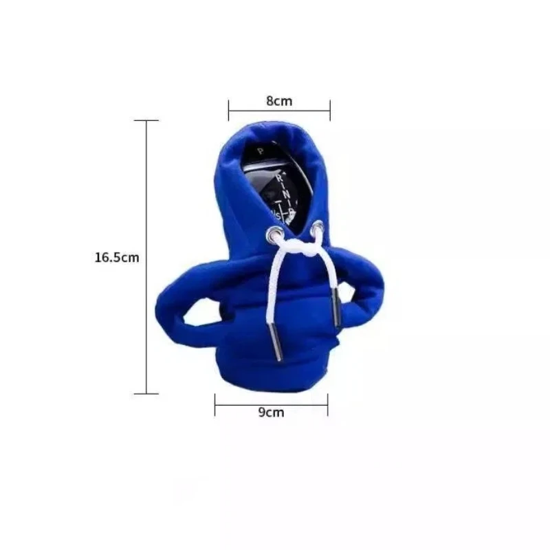 Universal Car Gear Shift Hoodie Cover Mini Shift Lever Handle Decor for Manual & Automatic Transmission Interior Accessories