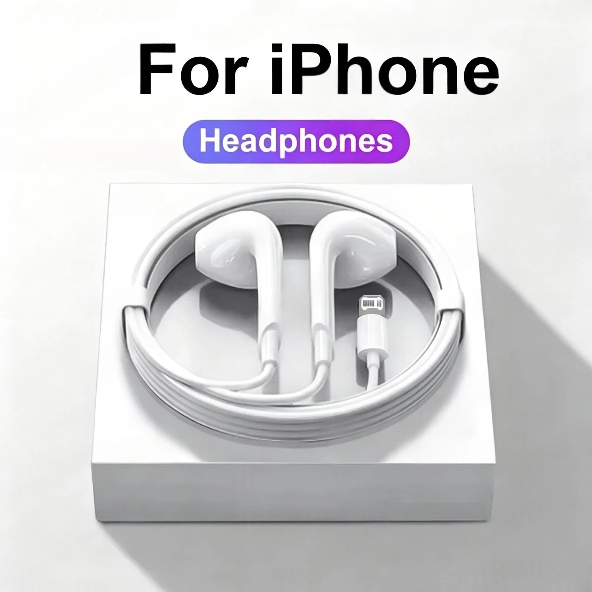 Wired Earphone Lightning - Écouteurs d'origine pour Apple iPhone 14