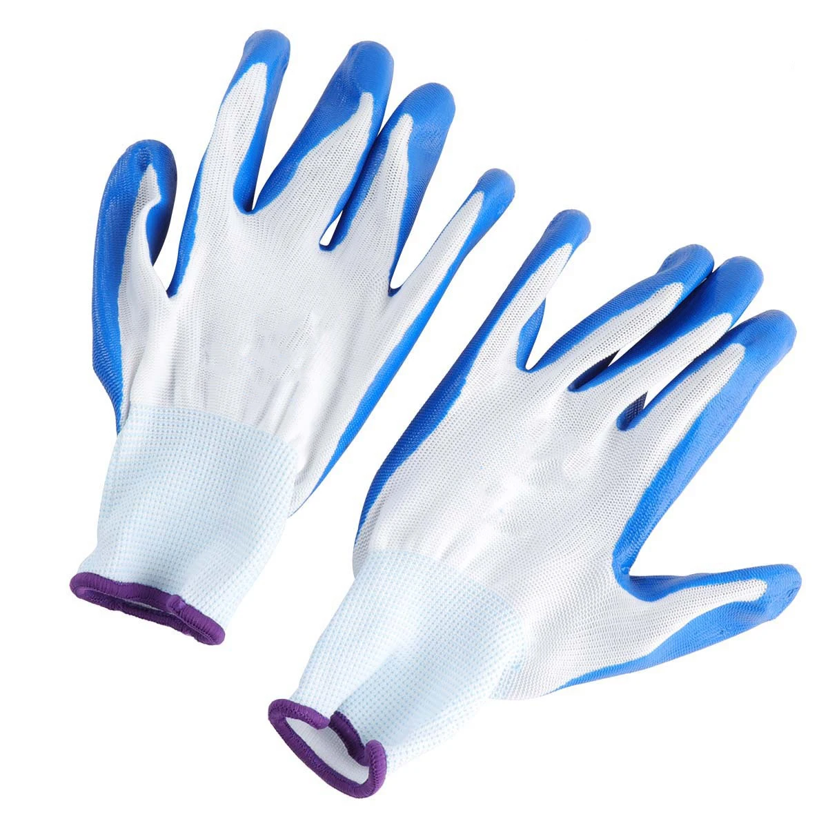 

12Pcs Dipped Coating Safety Gloves Heavy Duty Oil Resistant Work Gloves for Industrial Use Men Women Pattern