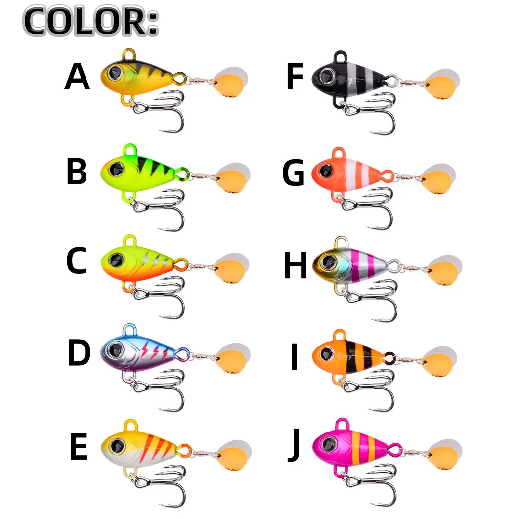 VIB Metal con anzuelos triples y ojos 3D - imagen 4